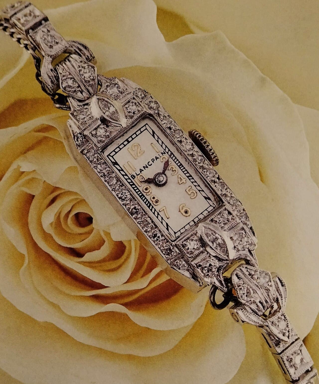 Blancpain Vintage Art Deco Diamond Cocktail Watch (formerly owned by Marilyn Monroe) 