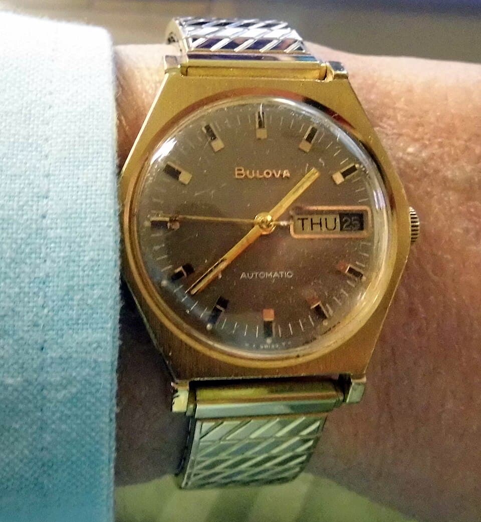 Bulova Automatic Day-Date (dark dial) 
