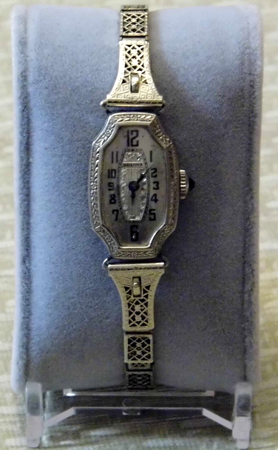 Bulova Ladies' Art Deco Rectangular (manual-wind) 