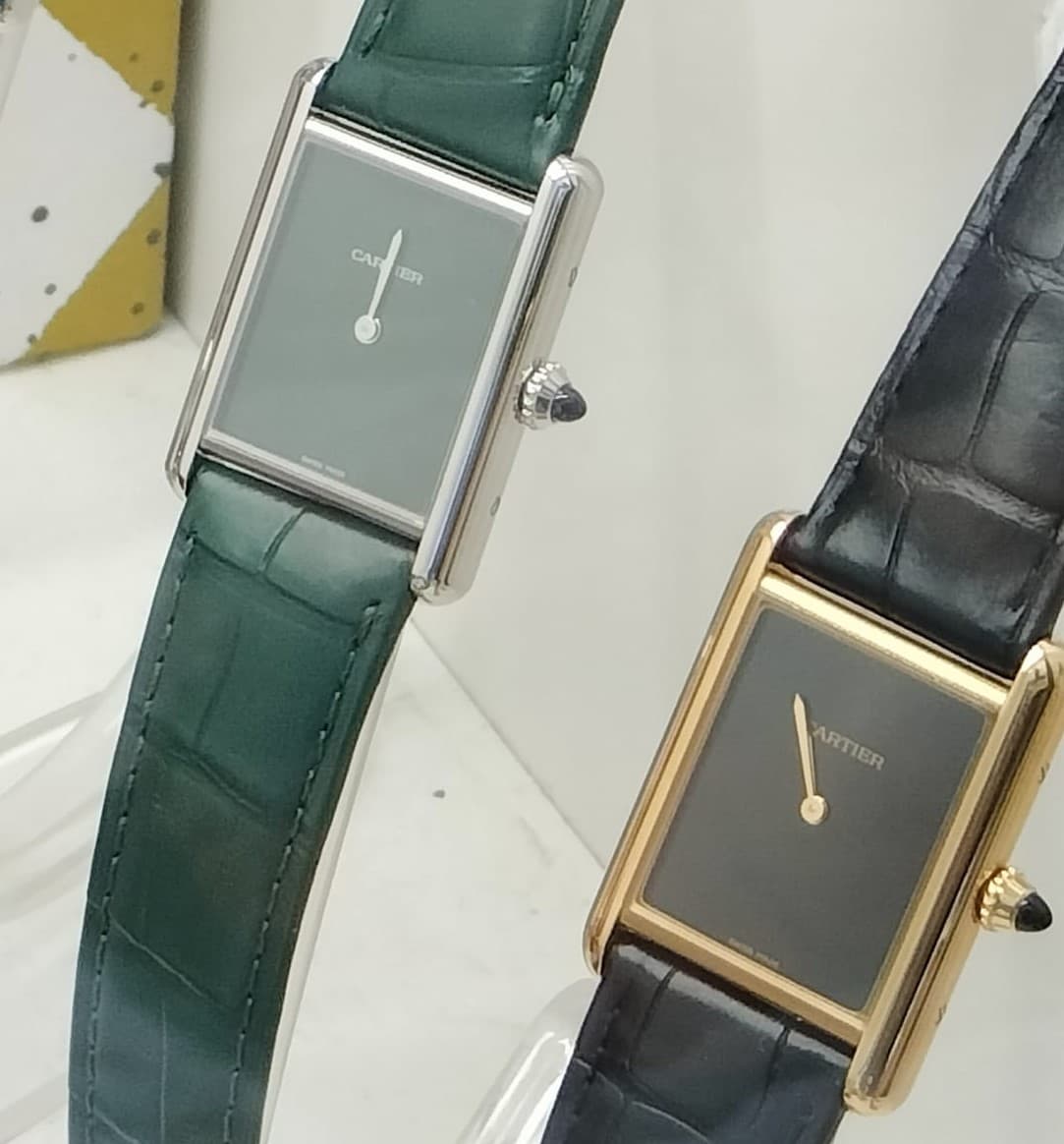 Cartier Tank Must (green dial) 