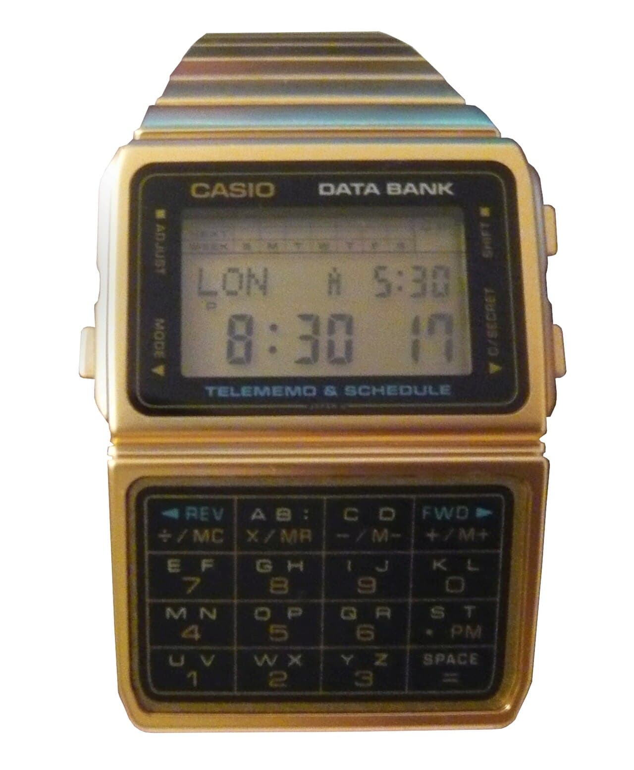 Casio Data Bank DBC (gold, Telememo & Schedule) 