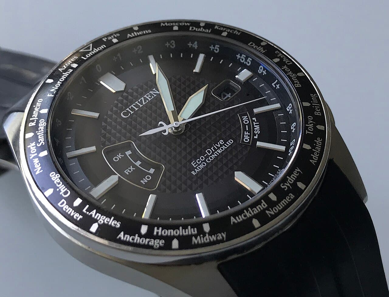 Citizen Eco-Drive Radio Controlled World Time CB0021-06E 