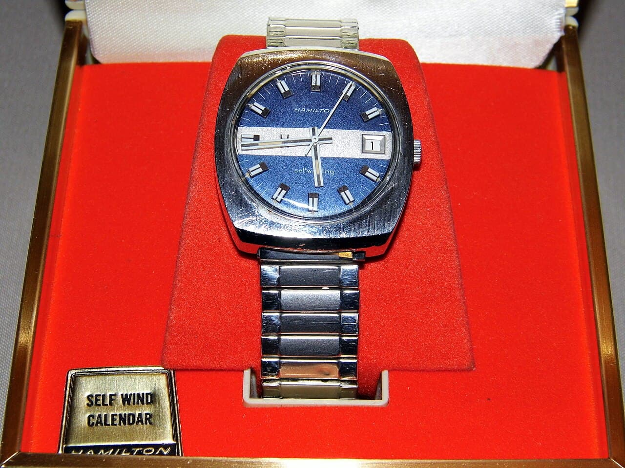 Hamilton Self-Wind Calendar (vintage, blue dial) 