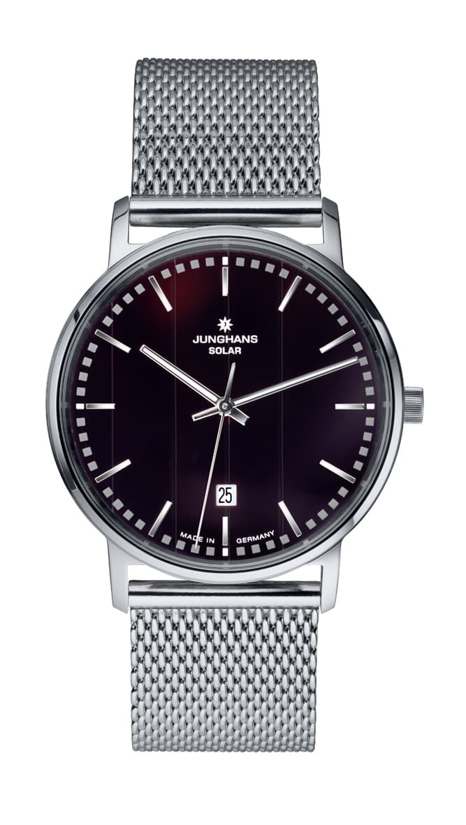 Junghans Solar (dress, mesh bracelet, date) 