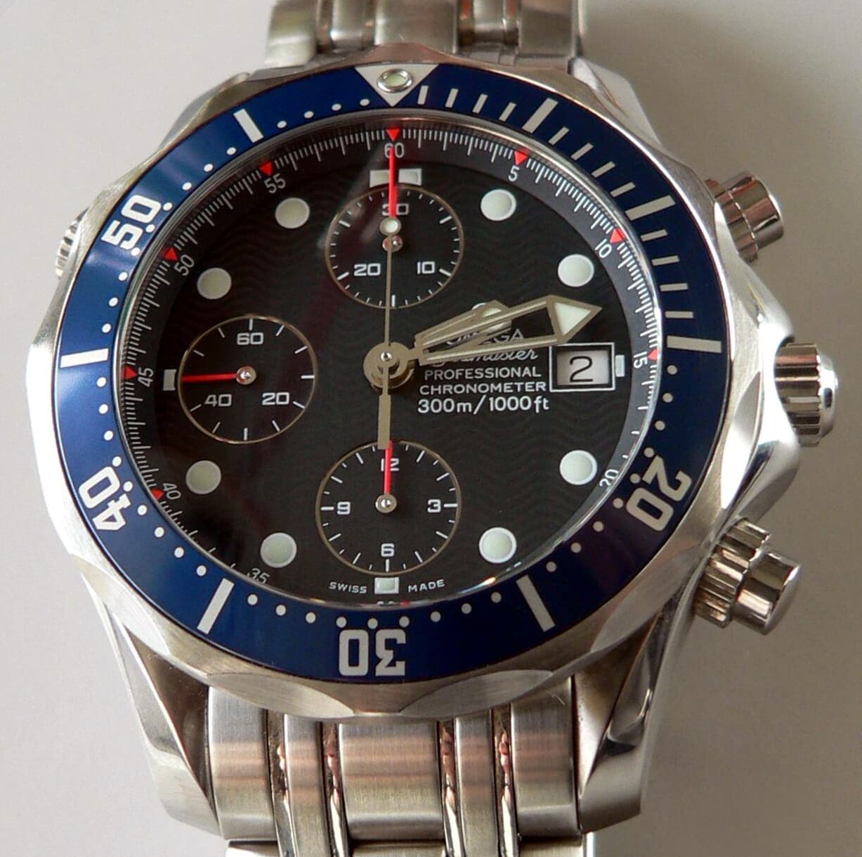 Omega Seamaster Professional Chronometer Chronograph 300m 