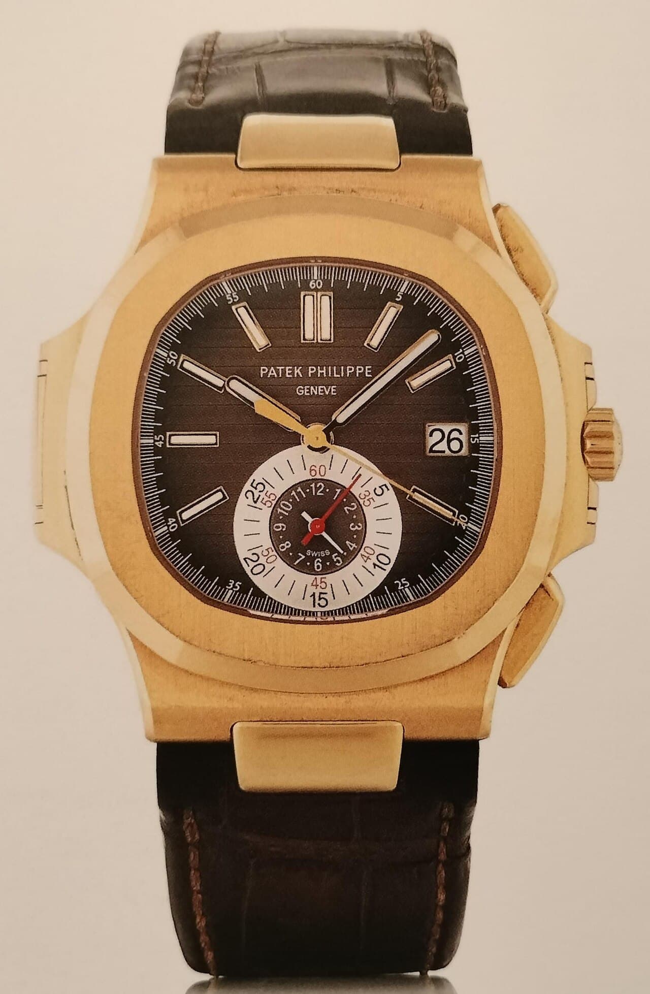 Patek Philippe Nautilus Chronograph 5980 (rose gold) 