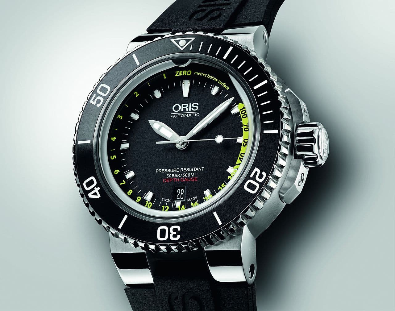 Oris Aquis Depth Gauge