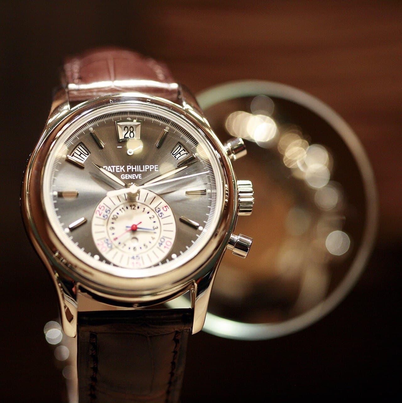 Patek Philippe Annual Calendar Chronograph (grey dial; ref. 5960 style)
