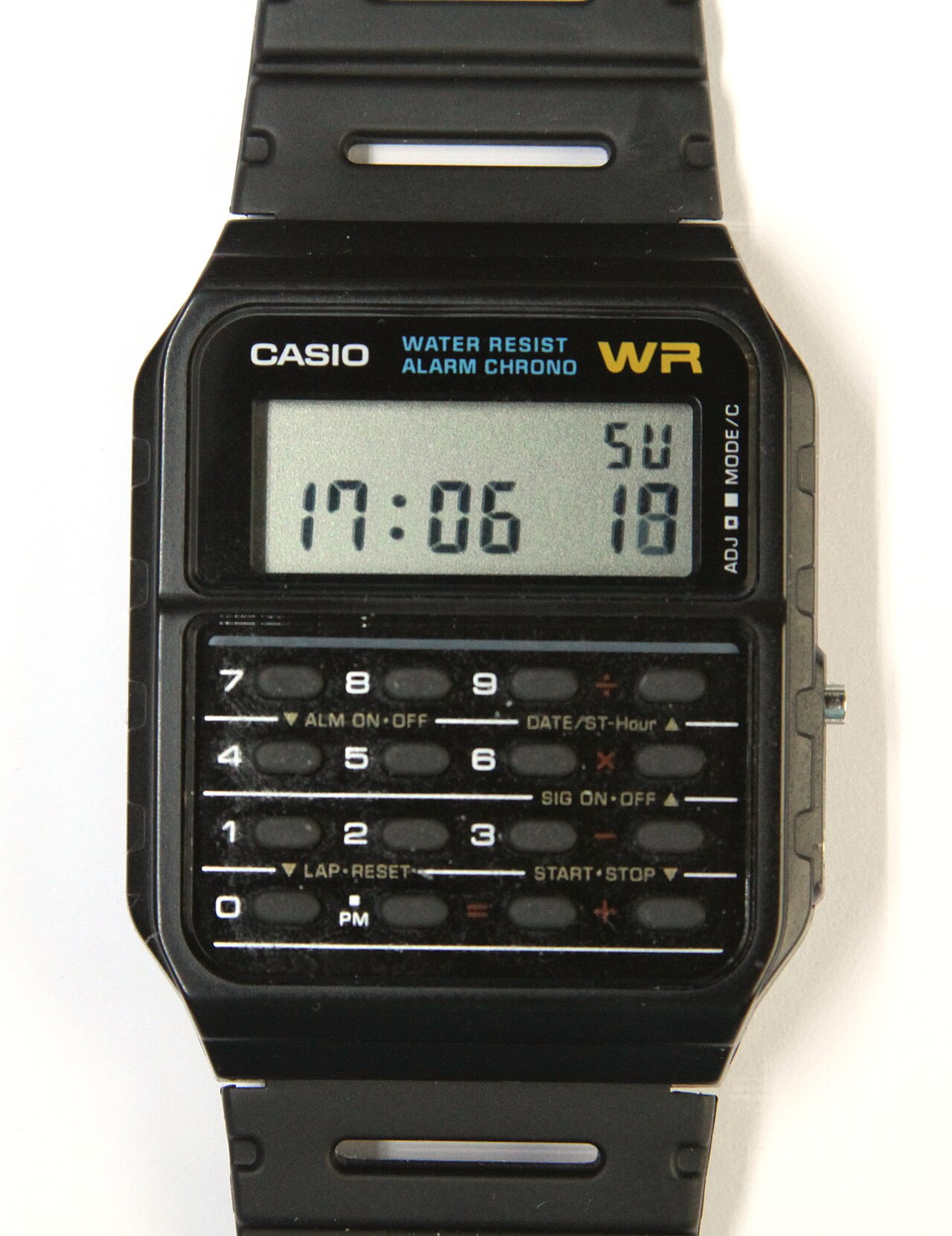 Casio CA-53W (calculator watch)