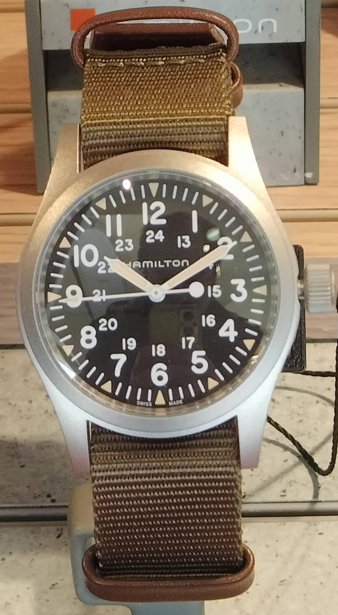 Hamilton Khaki Field Mechanical 38mm Black