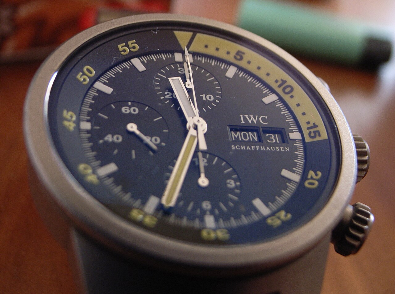 Representative image — this exact reference hasn't been photographed yet IWC Aquatimer Chronograph 44 (representative image — not this exact reference)