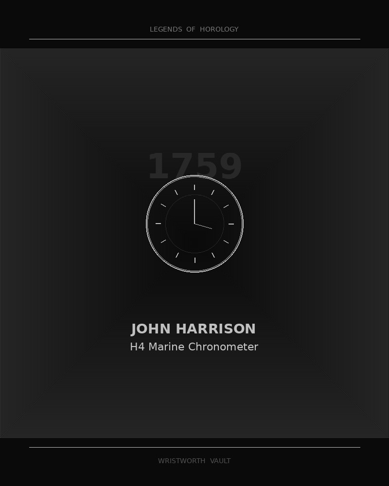 John Harrison H4 Marine Chronometer
